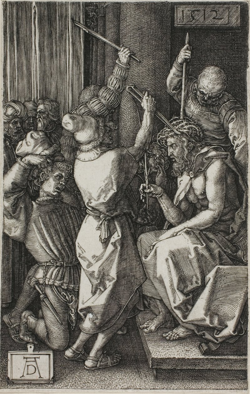 Cristo Coroado de Espinhos, de A Paixão Gravada de Albrecht Dürer