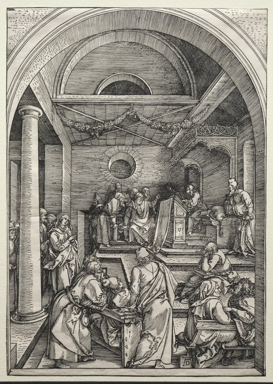 Cristo Disputando com Médicos de Albrecht Dürer