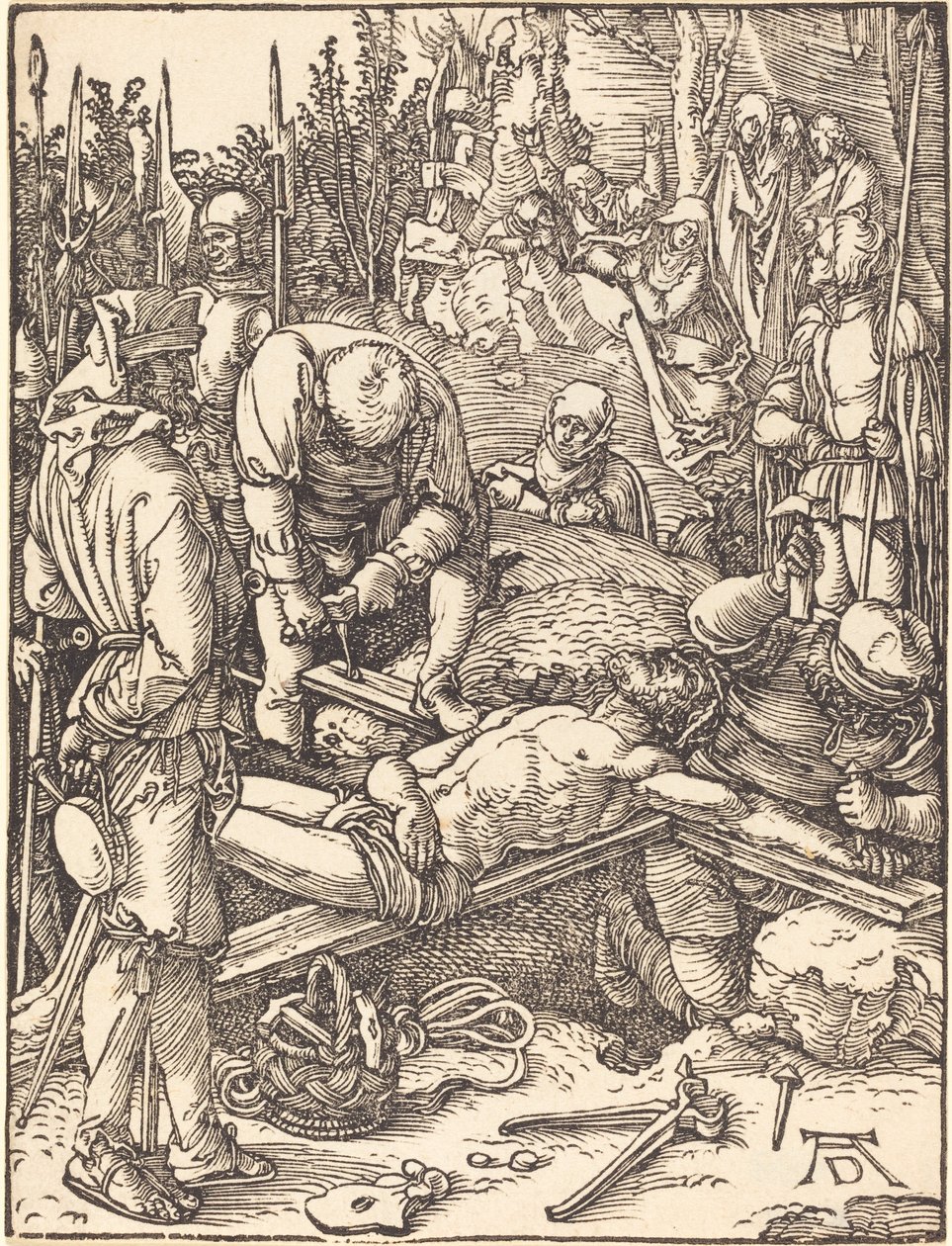 Cristo pregado na cruz de Albrecht Dürer