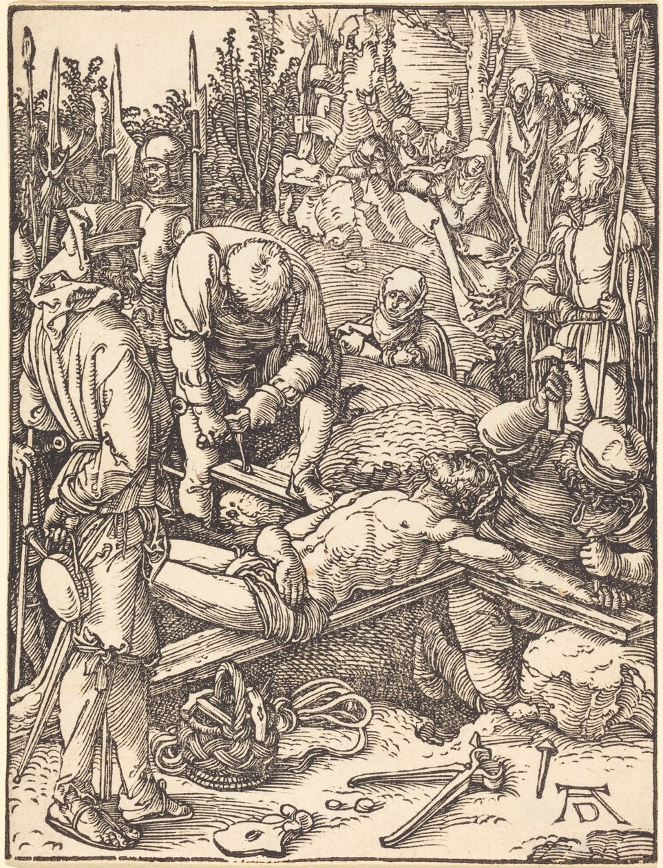 Cristo pregado na cruz de Albrecht Dürer
