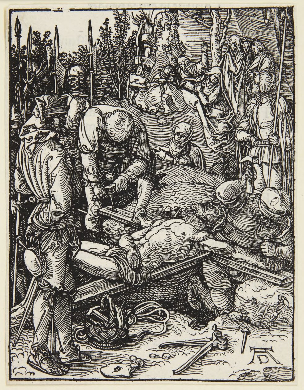 Cristo pregado na cruz de Albrecht Dürer