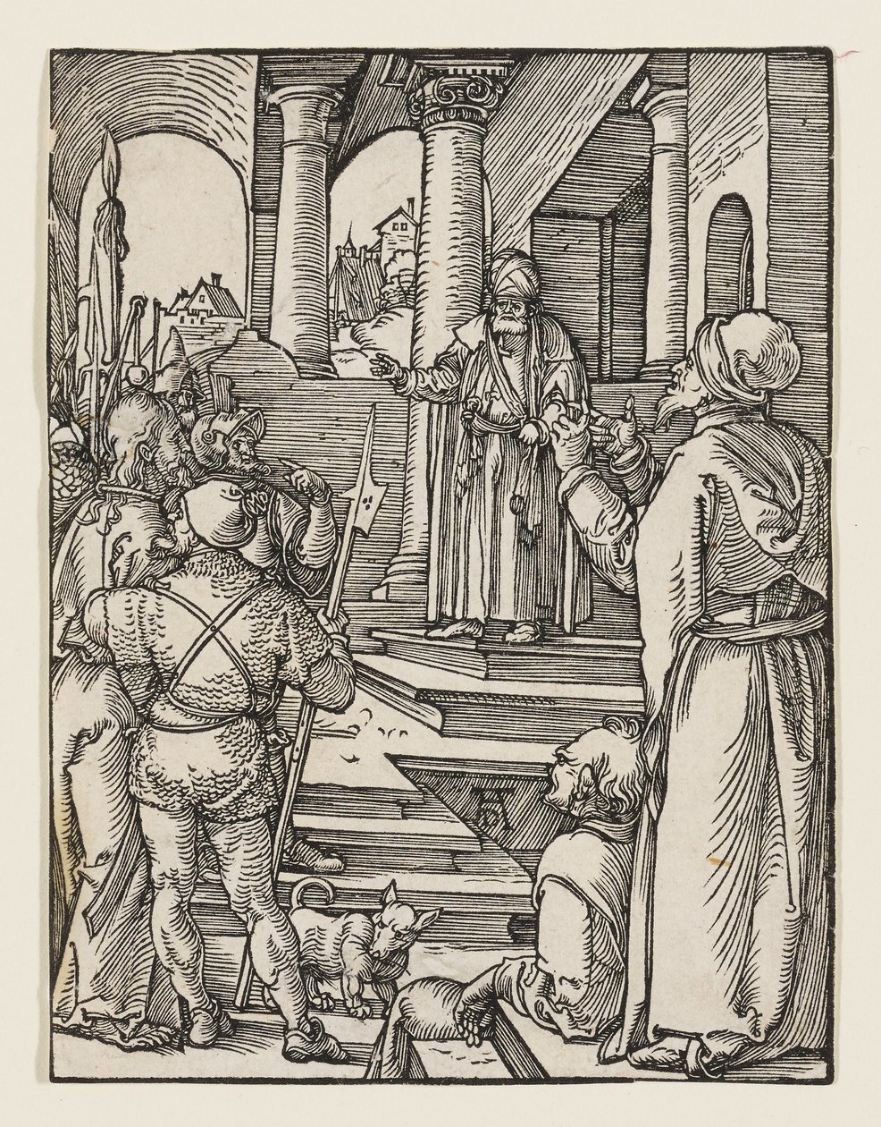 Cristo perante Pilatos de Albrecht Dürer
