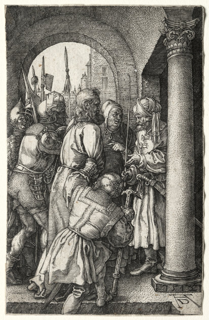 Cristo levado antes de Pilatos, 1512. de Albrecht Dürer