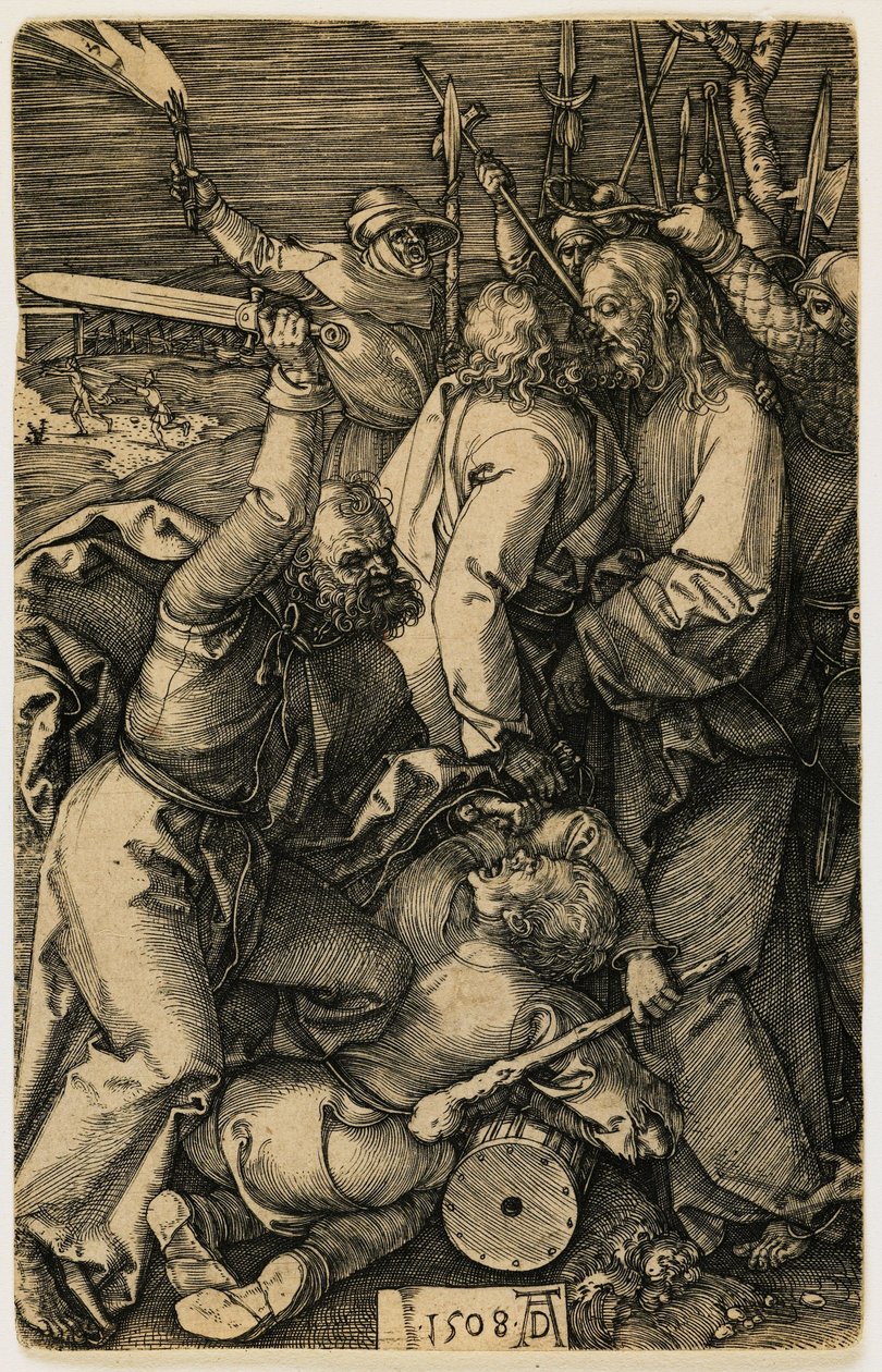 Cristo preso pelos judeus de Albrecht Dürer