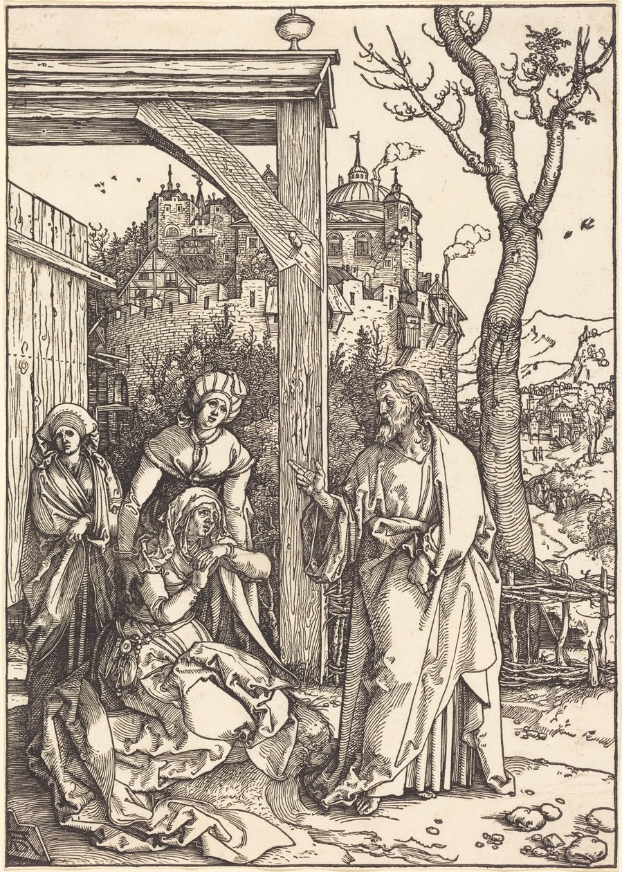 Cristo despede-se da sua mãe de Albrecht Dürer