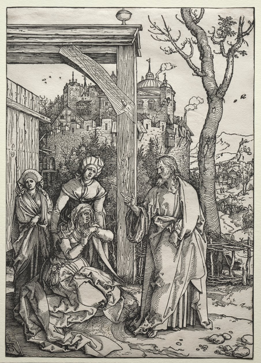 Cristo se despedindo de sua mãe de Albrecht Dürer