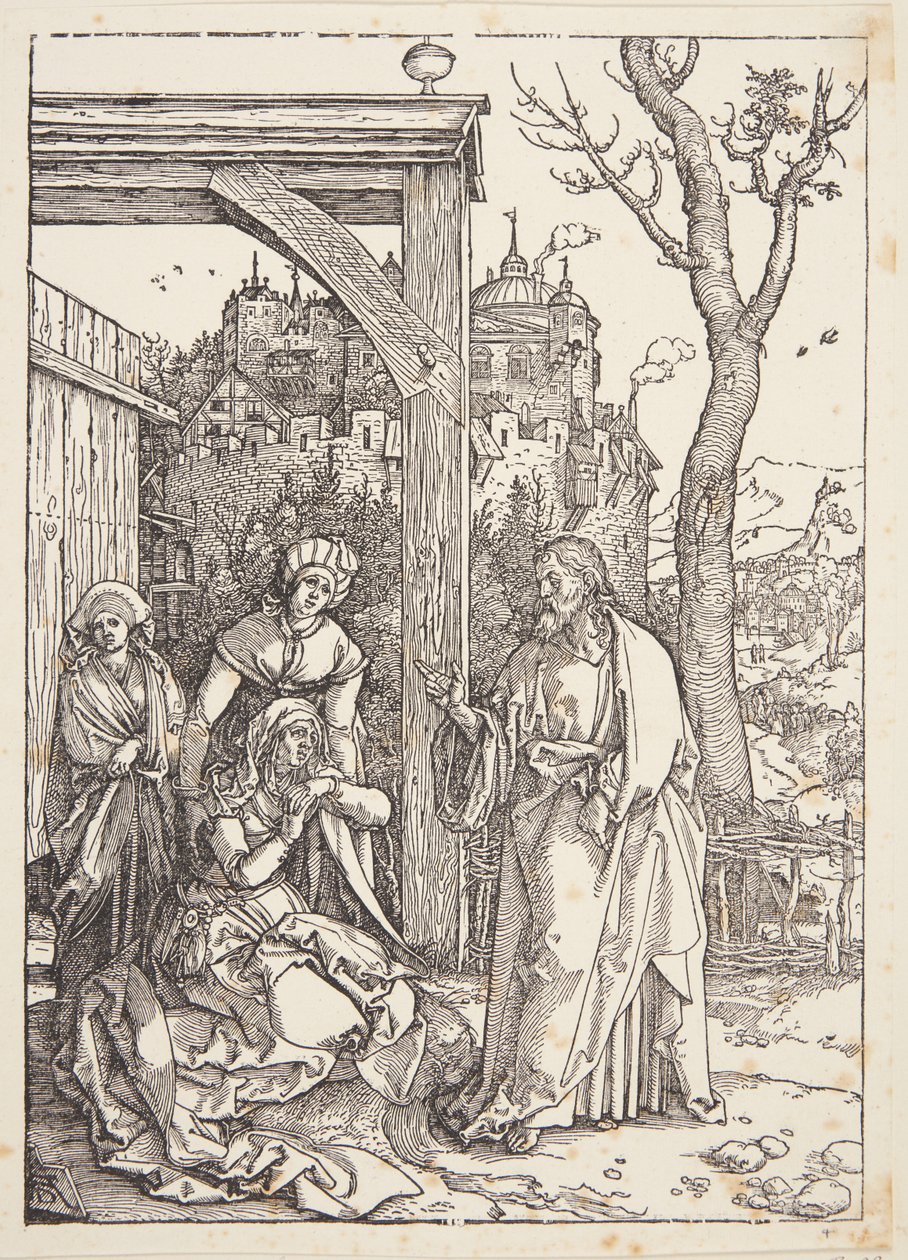 Cristo se despedindo de sua mãe de Albrecht Dürer