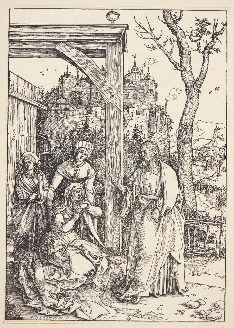Cristo se despedindo de sua mãe de Albrecht Dürer