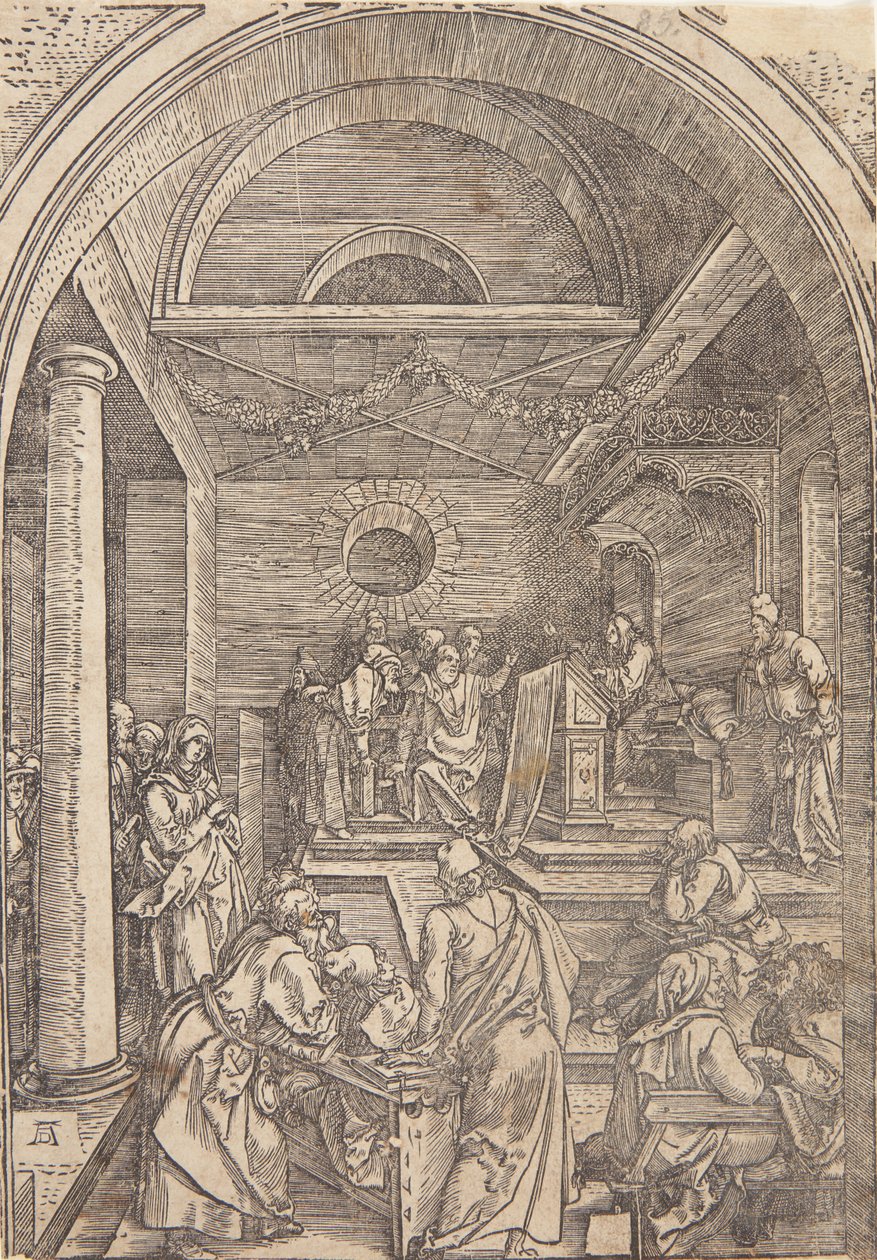 Cristo entre os médicos de Albrecht Dürer