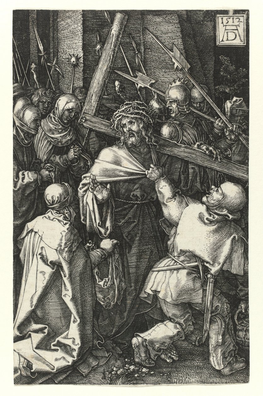 Cristo leva a cruz, 1512 de Albrecht Dürer