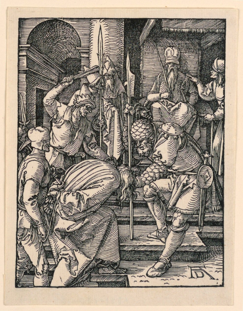 Cristo diante de Anás, da série A Pequena Paixão de Albrecht Dürer