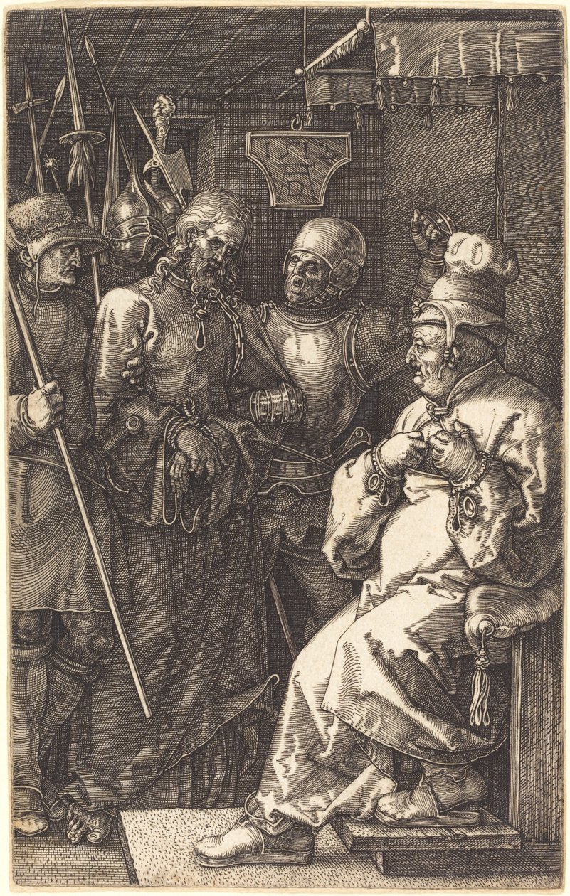 Cristo diante de Caifás de Albrecht Dürer