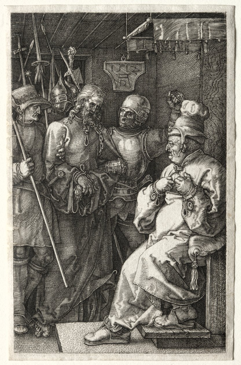 Cristo diante de Caifás de Albrecht Dürer
