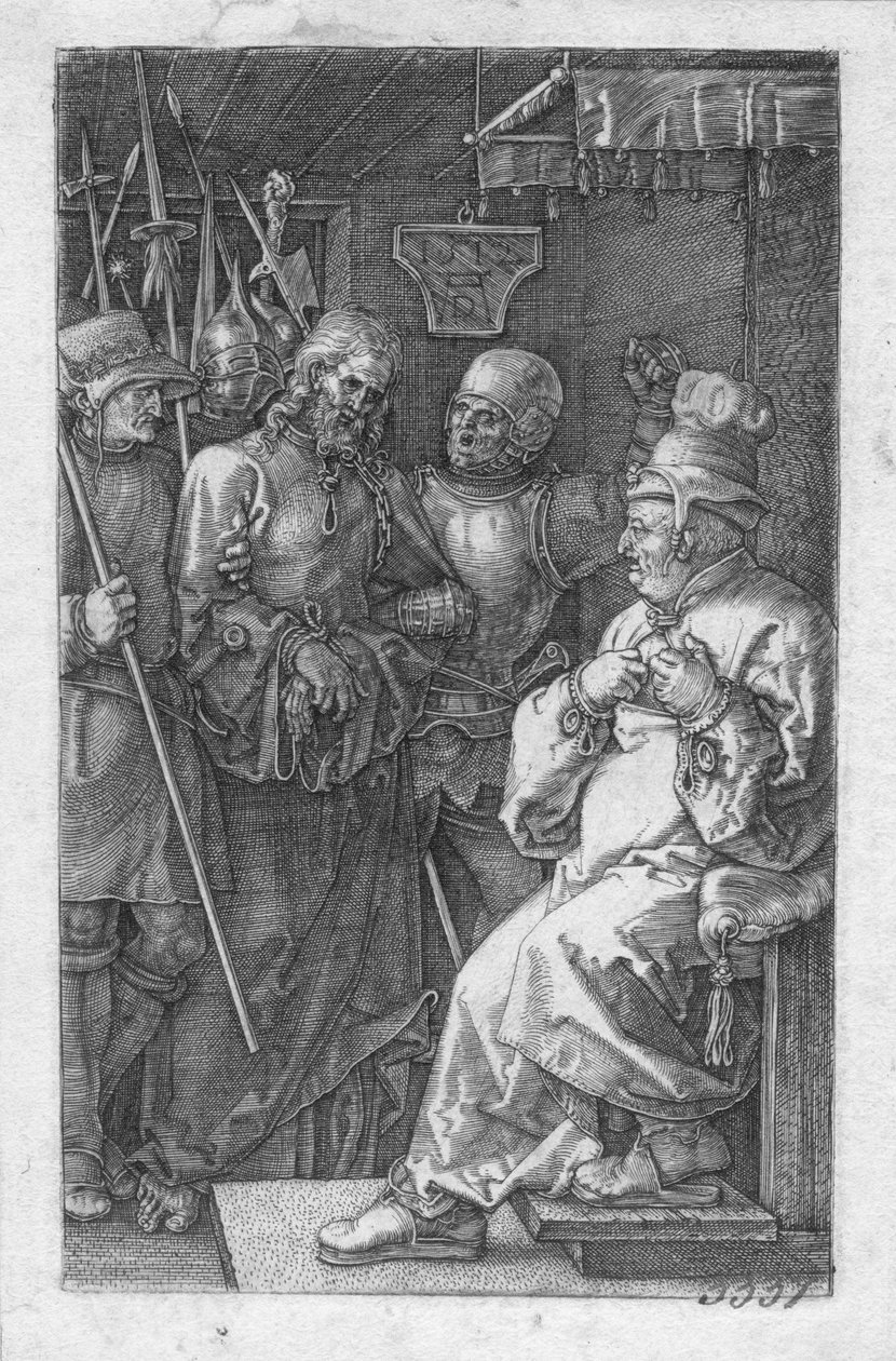 Cristo perante Caifás de Albrecht Dürer