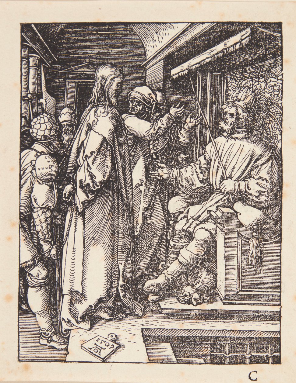 Cristo perante Herodes de Albrecht Dürer