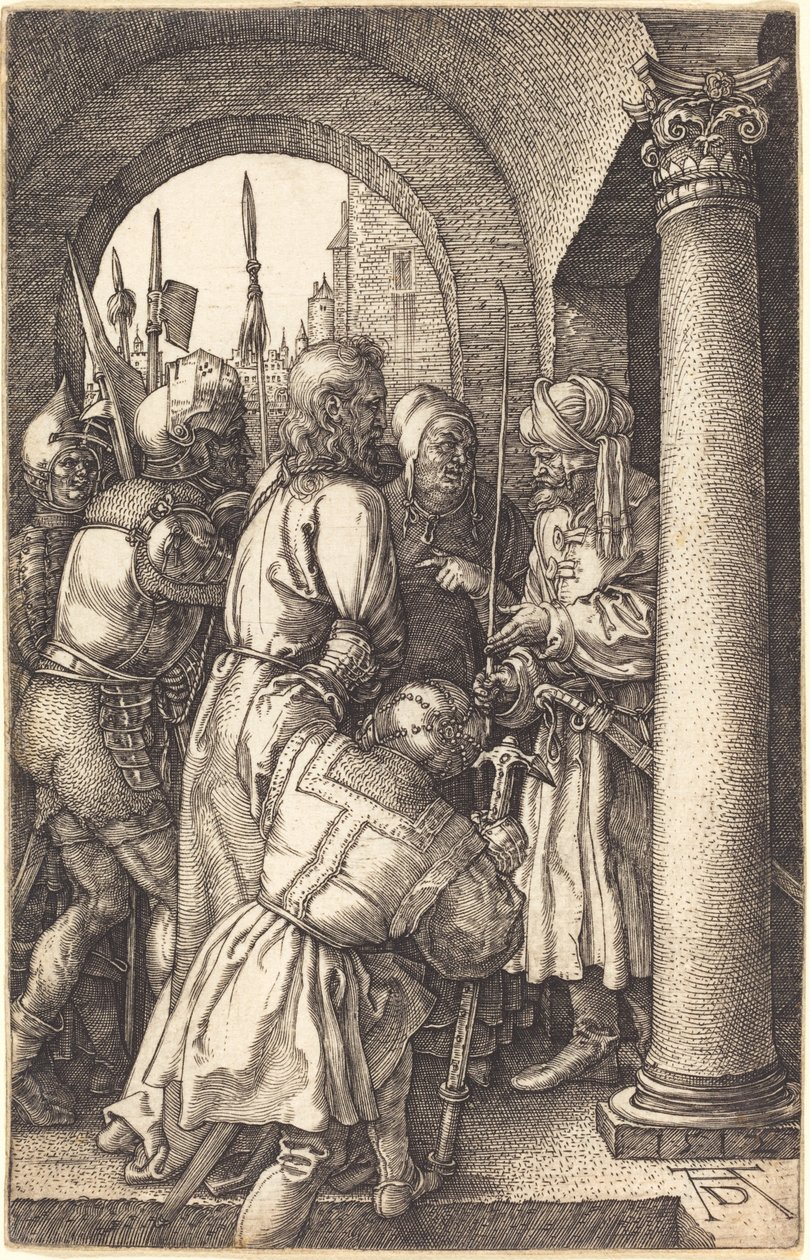 Cristo diante de Pilatos de Albrecht Dürer