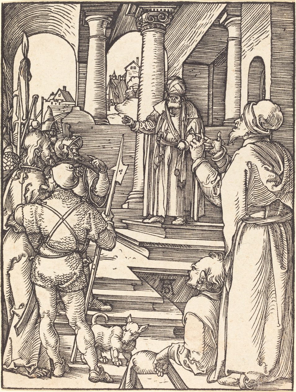 Cristo diante de Pilatos de Albrecht Dürer