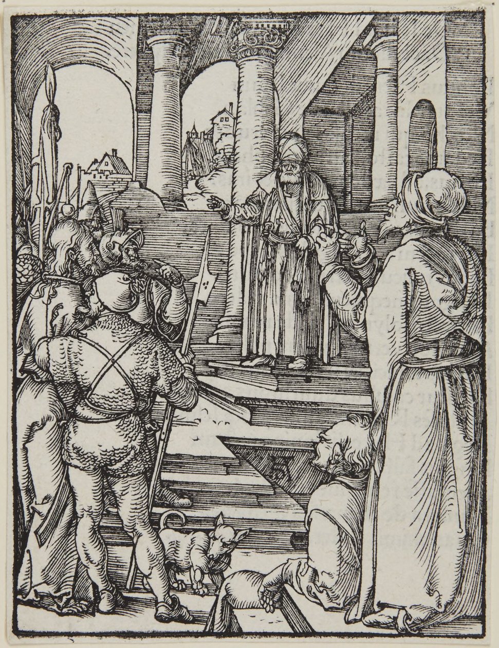 Cristo diante de Pilatos de Albrecht Dürer