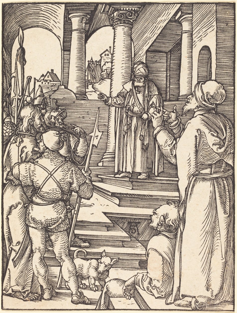 Cristo perante Pilatos de Albrecht Dürer
