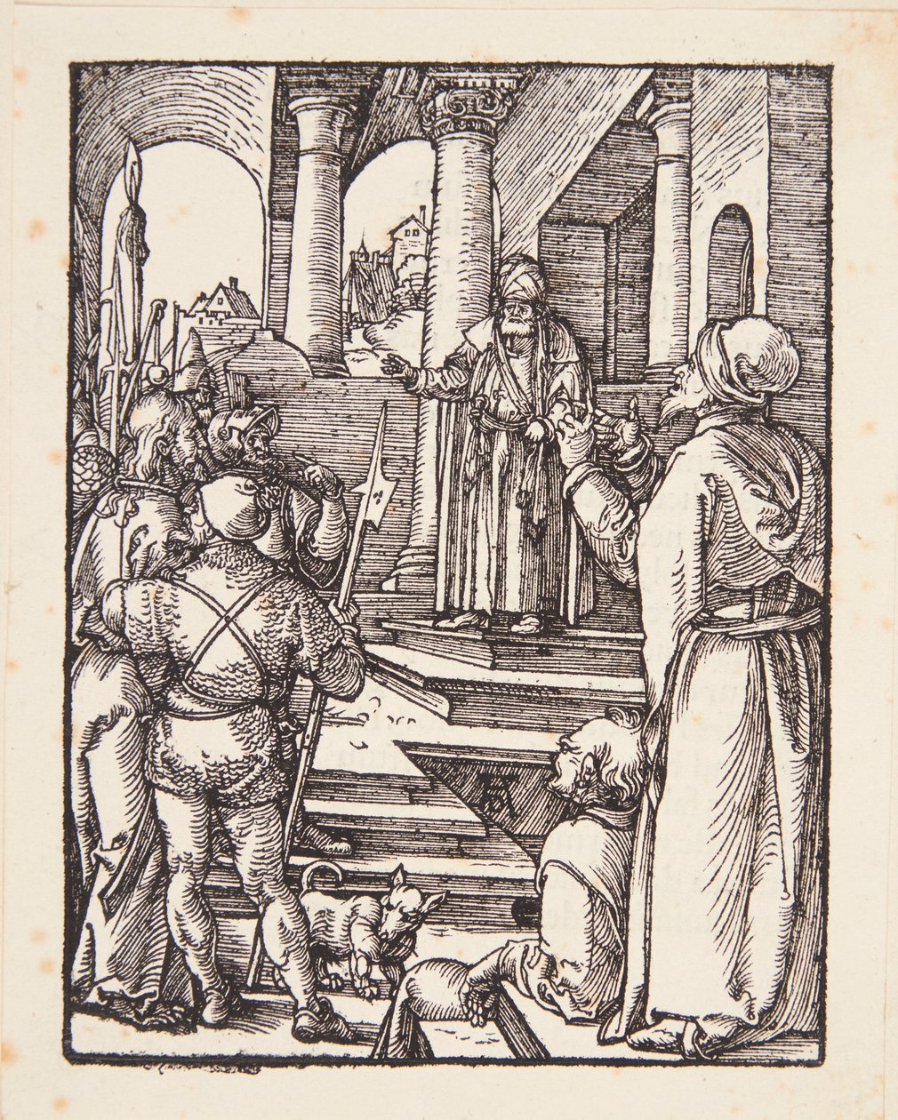 Cristo perante Pilatos de Albrecht Dürer