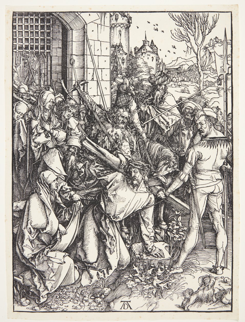 Cristo carregando a cruz de Albrecht Dürer