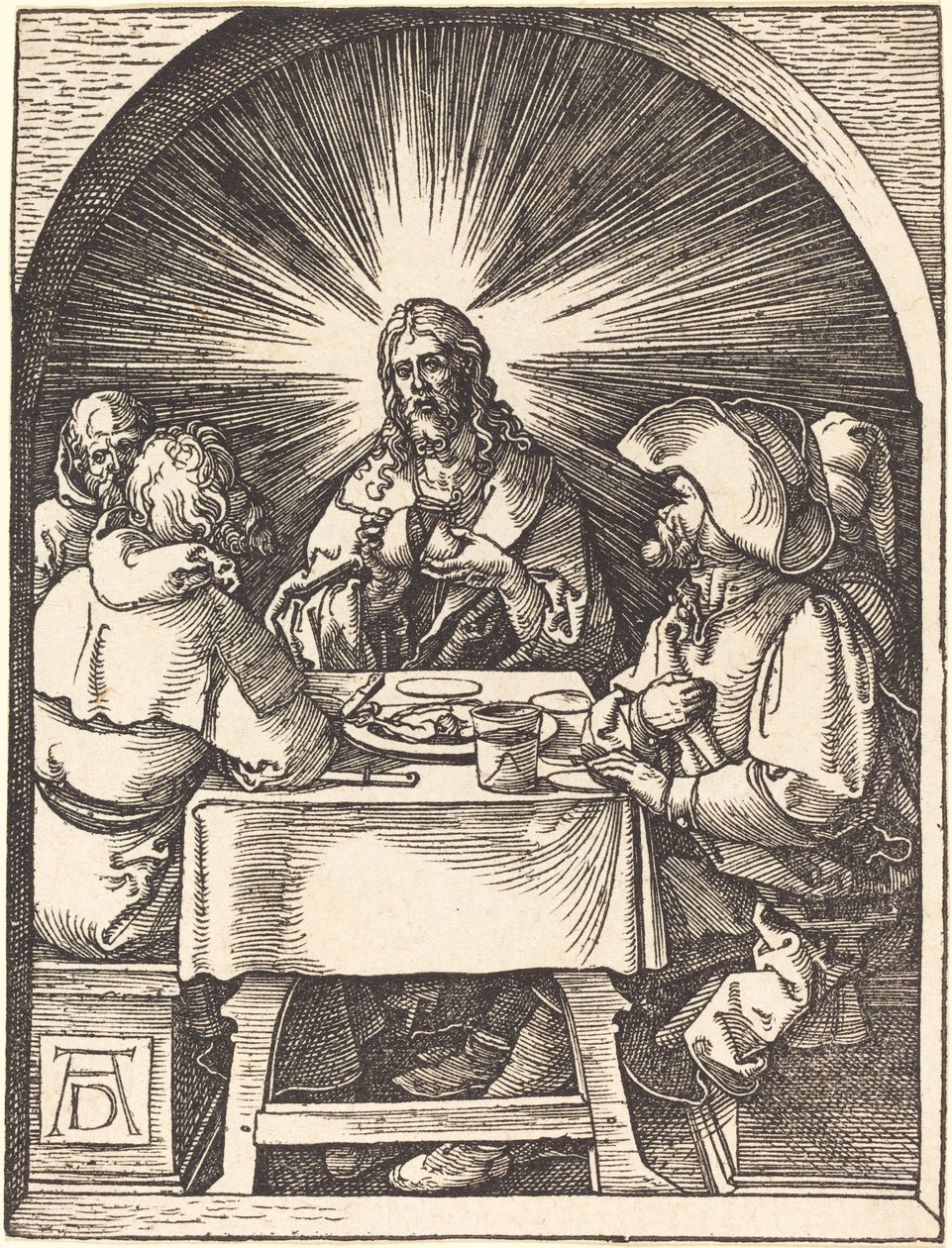 Cristo em Emaús de Albrecht Dürer