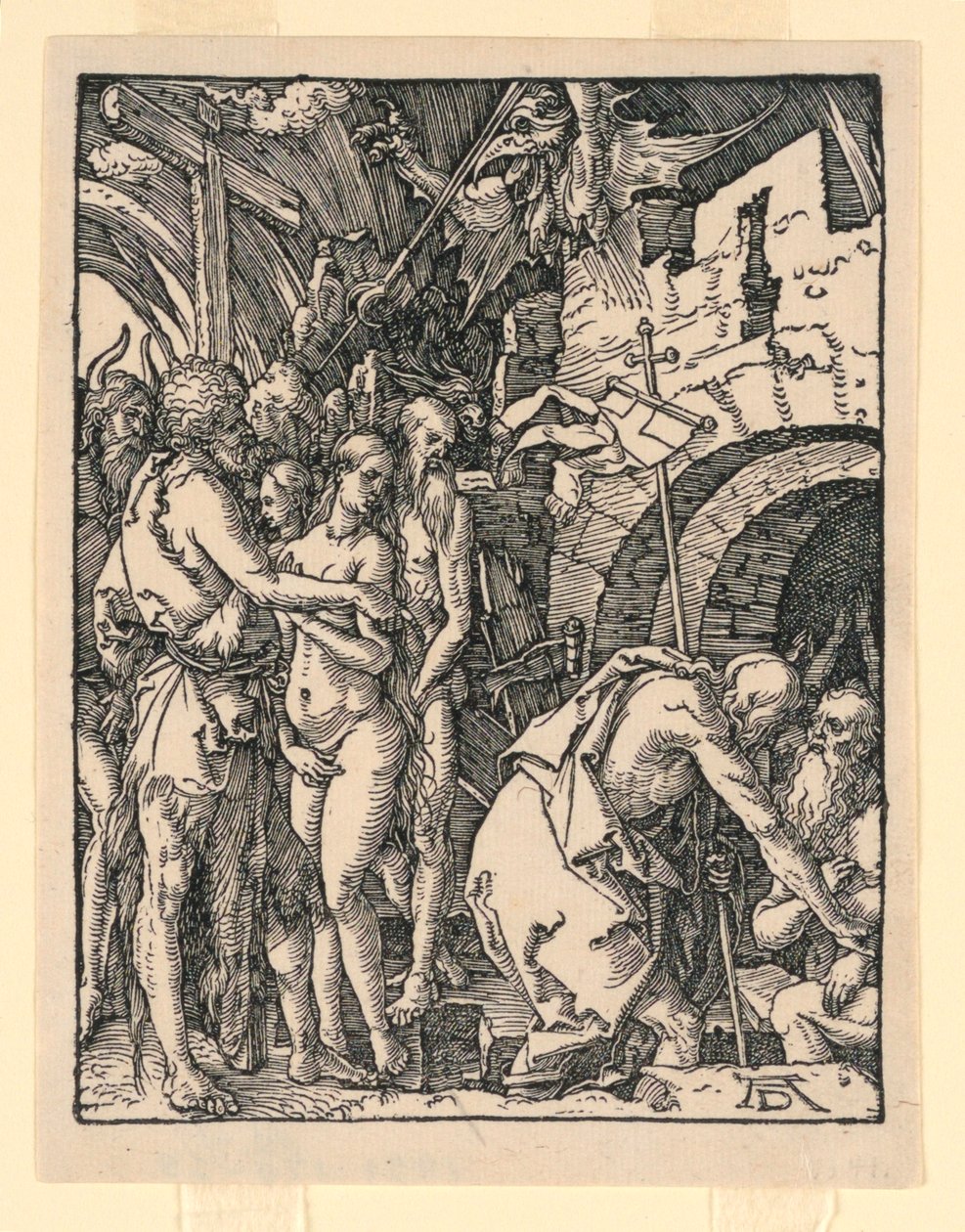 Cristo no Limbo (Harrowing of Hell), da série The Little Passion de Albrecht Dürer