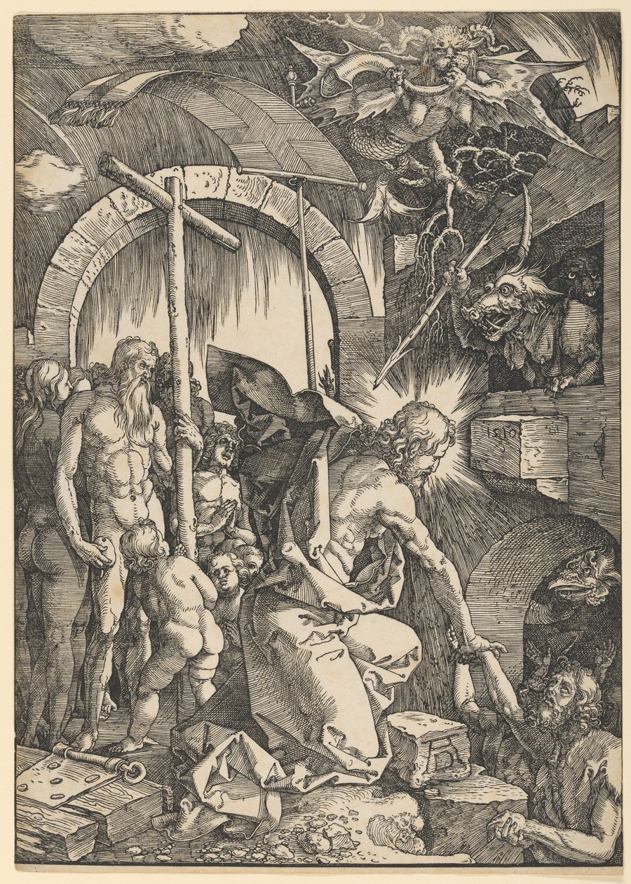 Cristo no limbo, de A Grande Paixão de Albrecht Dürer