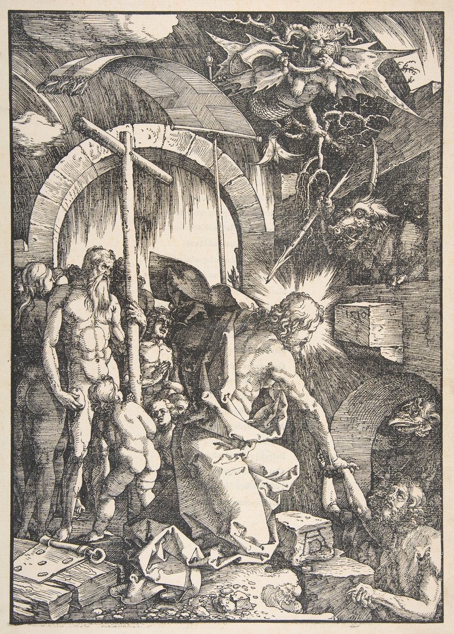 Cristo no limbo, de "A Grande Paixão" de Albrecht Dürer
