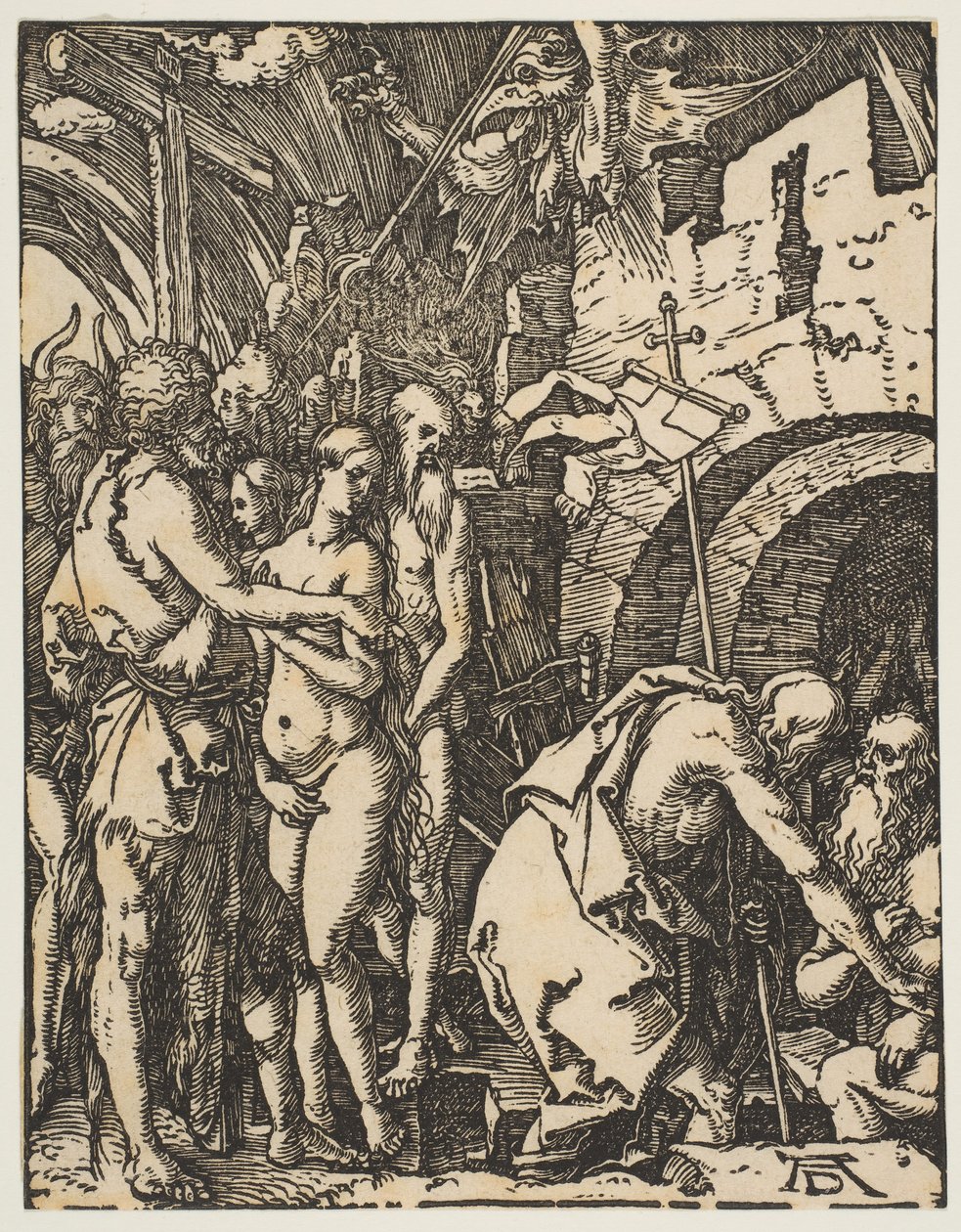 Cristo no Limbo, de The Small Passion, ca. 1509 de Albrecht Dürer