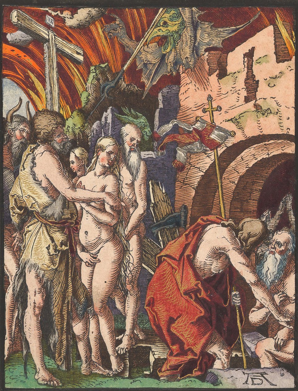 Cristo no Limbo, da Small Woodcut Passion.nd de Albrecht Dürer