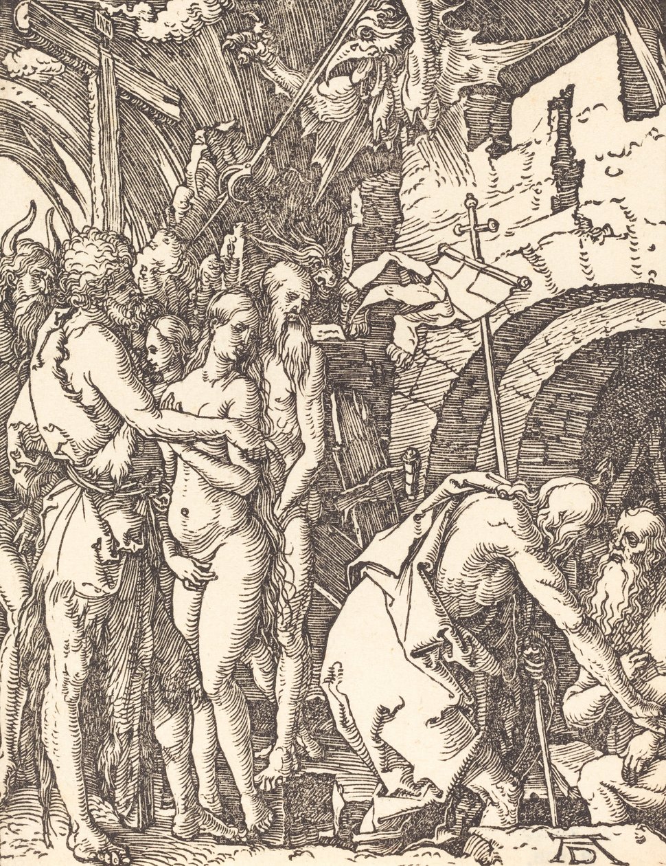 Cristo no Limbo, provavelmente c. 15091510. de Albrecht Dürer