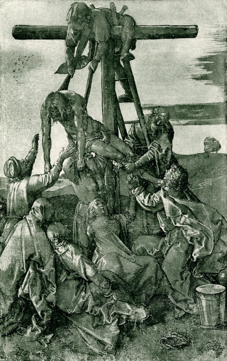 Cristo é retirado da cruz de Albrecht Dürer
