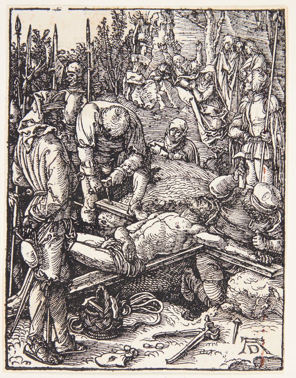 Cristo pregado na cruz de Albrecht Dürer