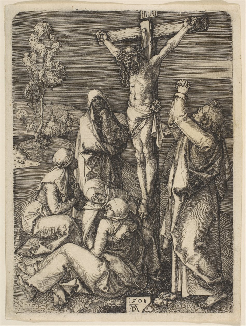Cristo na cruz de Albrecht Dürer