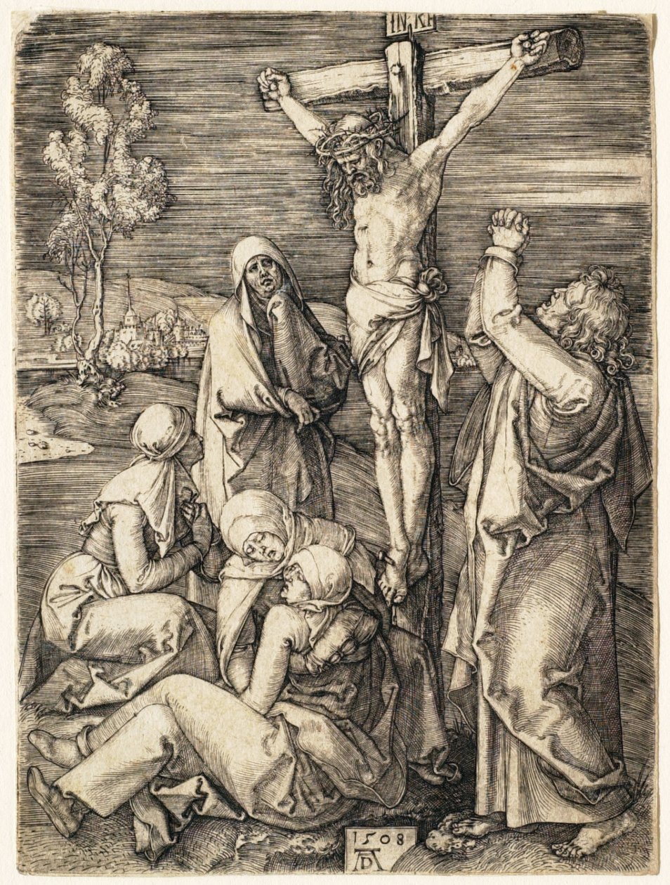 Cristo na cruz de Albrecht Dürer