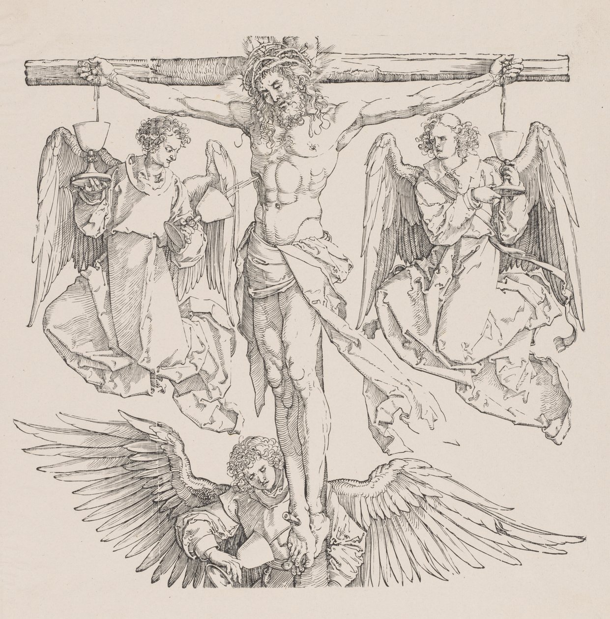 Cristo na cruz. de Albrecht Dürer