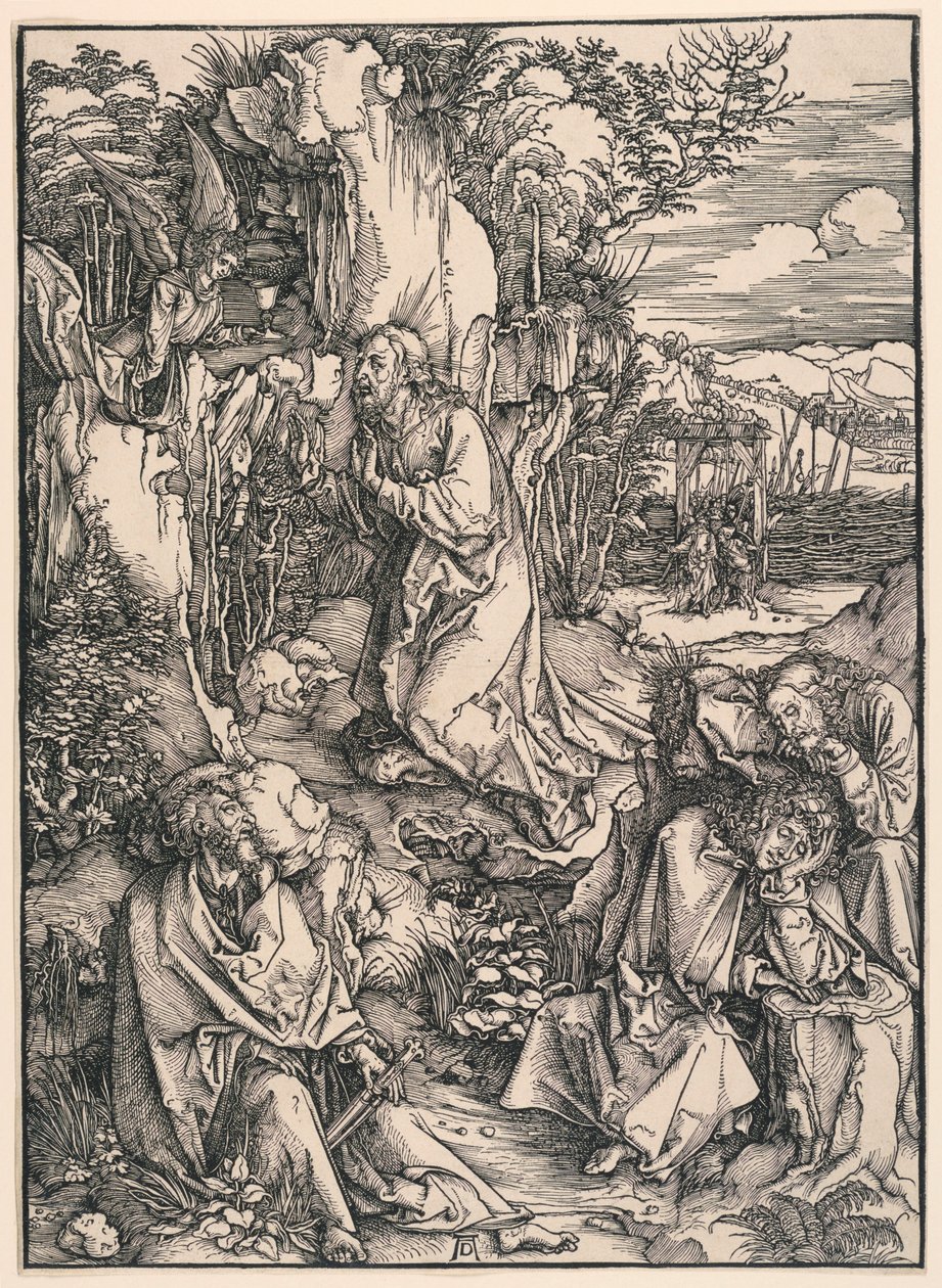 Cristo no Monte das Oliveiras (Agonia no Jardim), da Grande Paixão de Albrecht Dürer