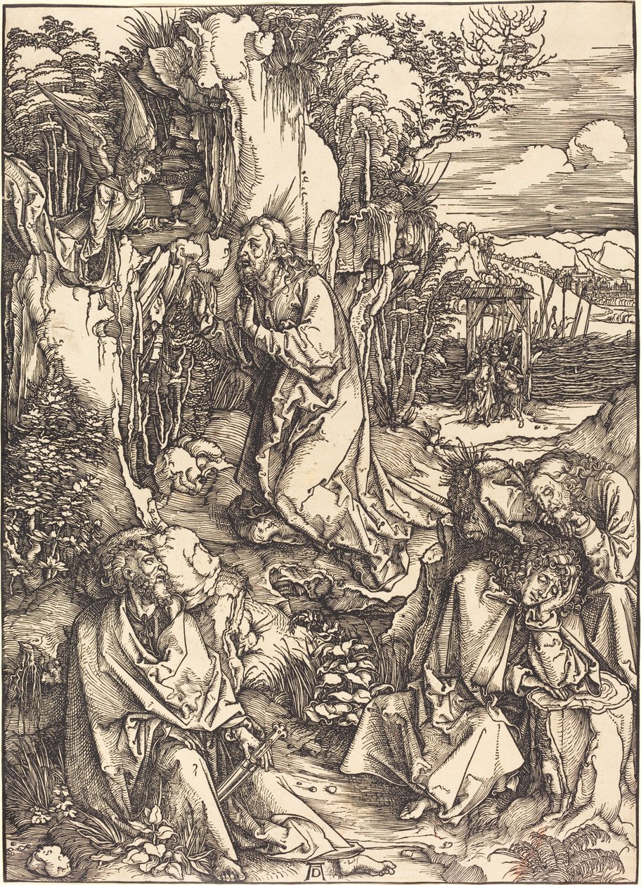 Cristo no Monte das Oliveiras de Albrecht Dürer