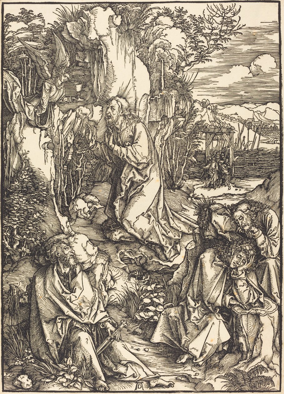 Cristo no Monte das Oliveiras de Albrecht Dürer
