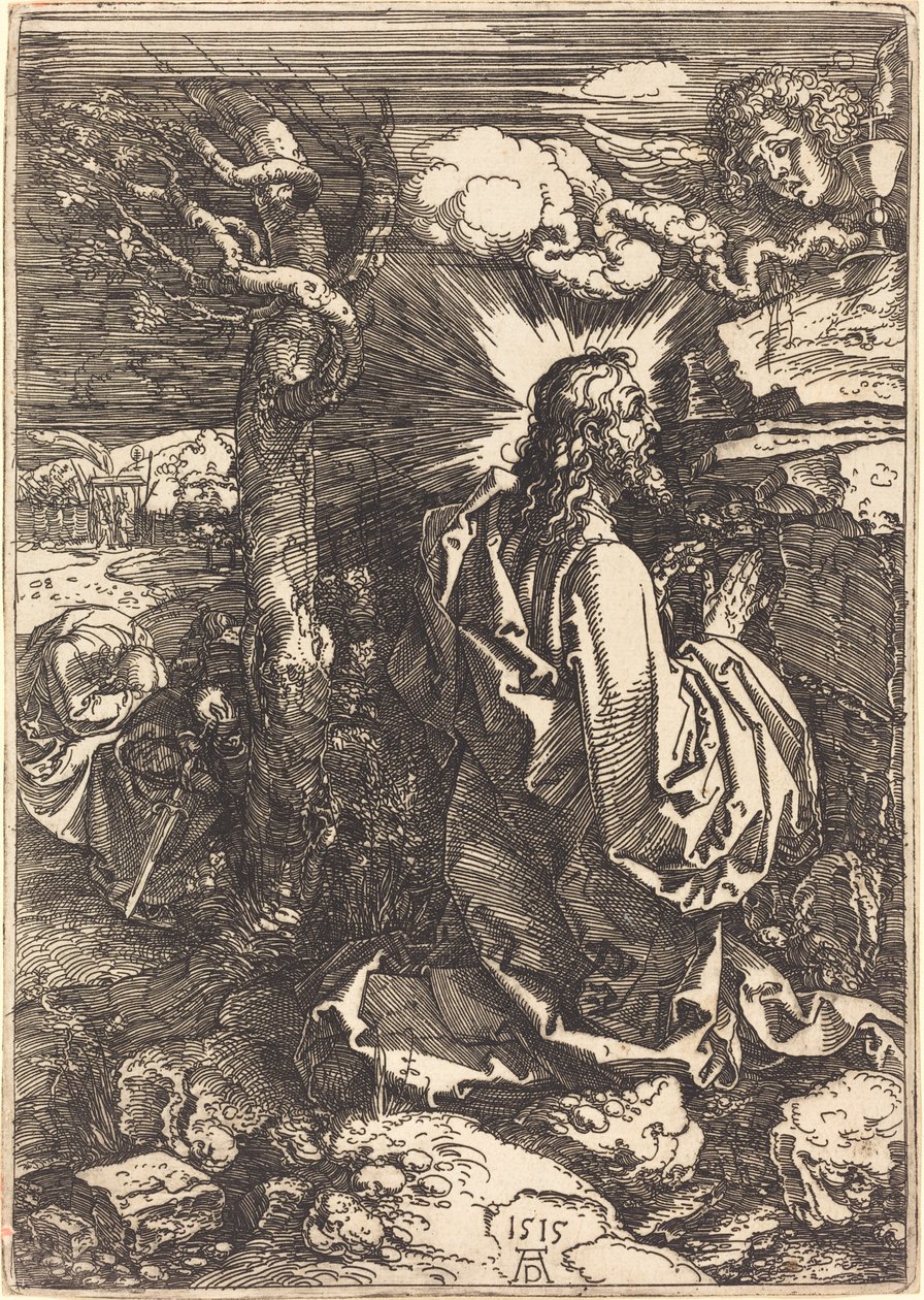 Cristo no Monte das Oliveiras de Albrecht Dürer