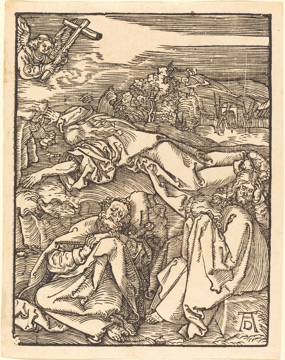 Cristo no Monte das Oliveiras de Albrecht Dürer