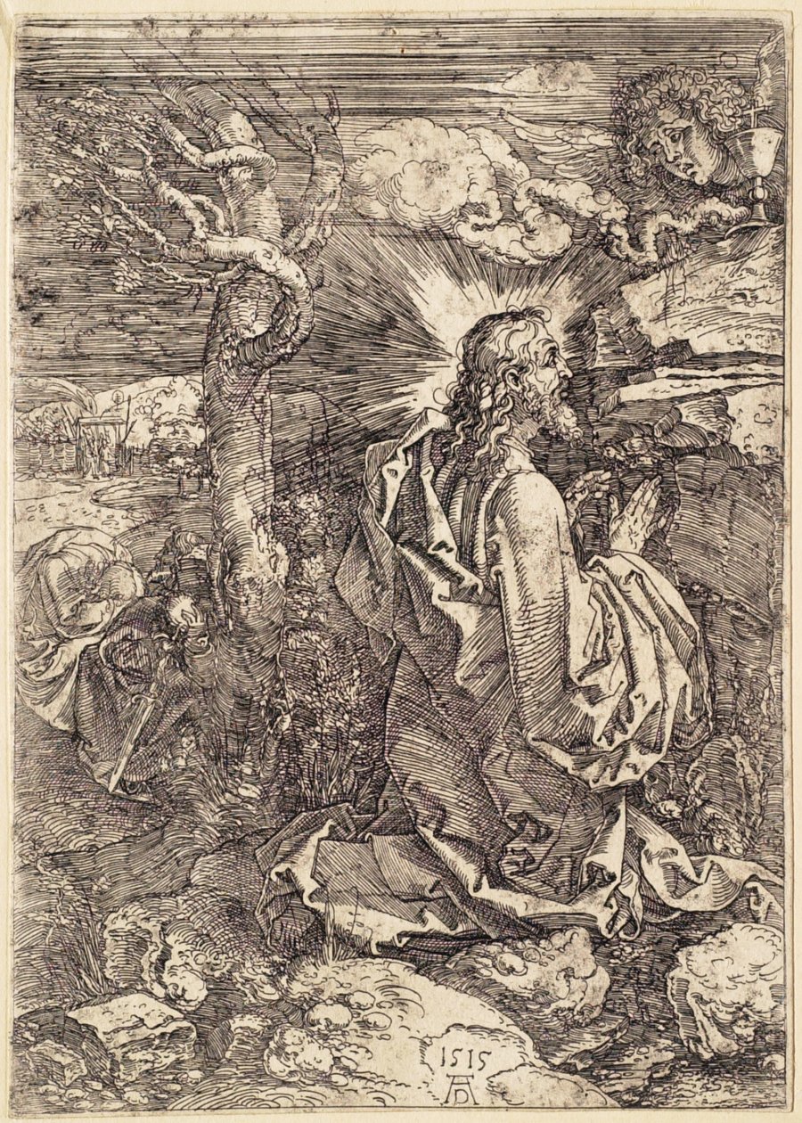 Cristo no Monte das Oliveiras de Albrecht Dürer