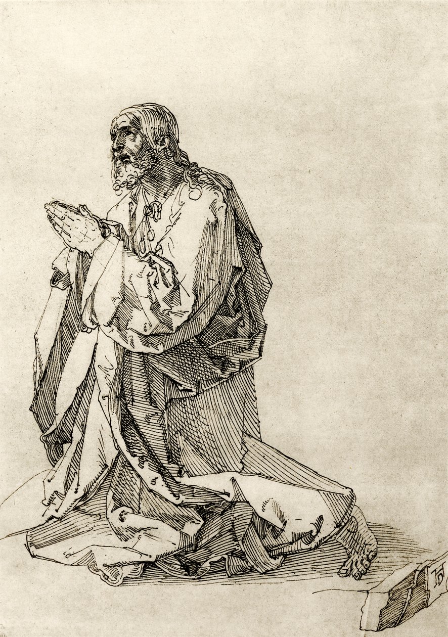 Cristo no Monte das Oliveiras de Albrecht Dürer