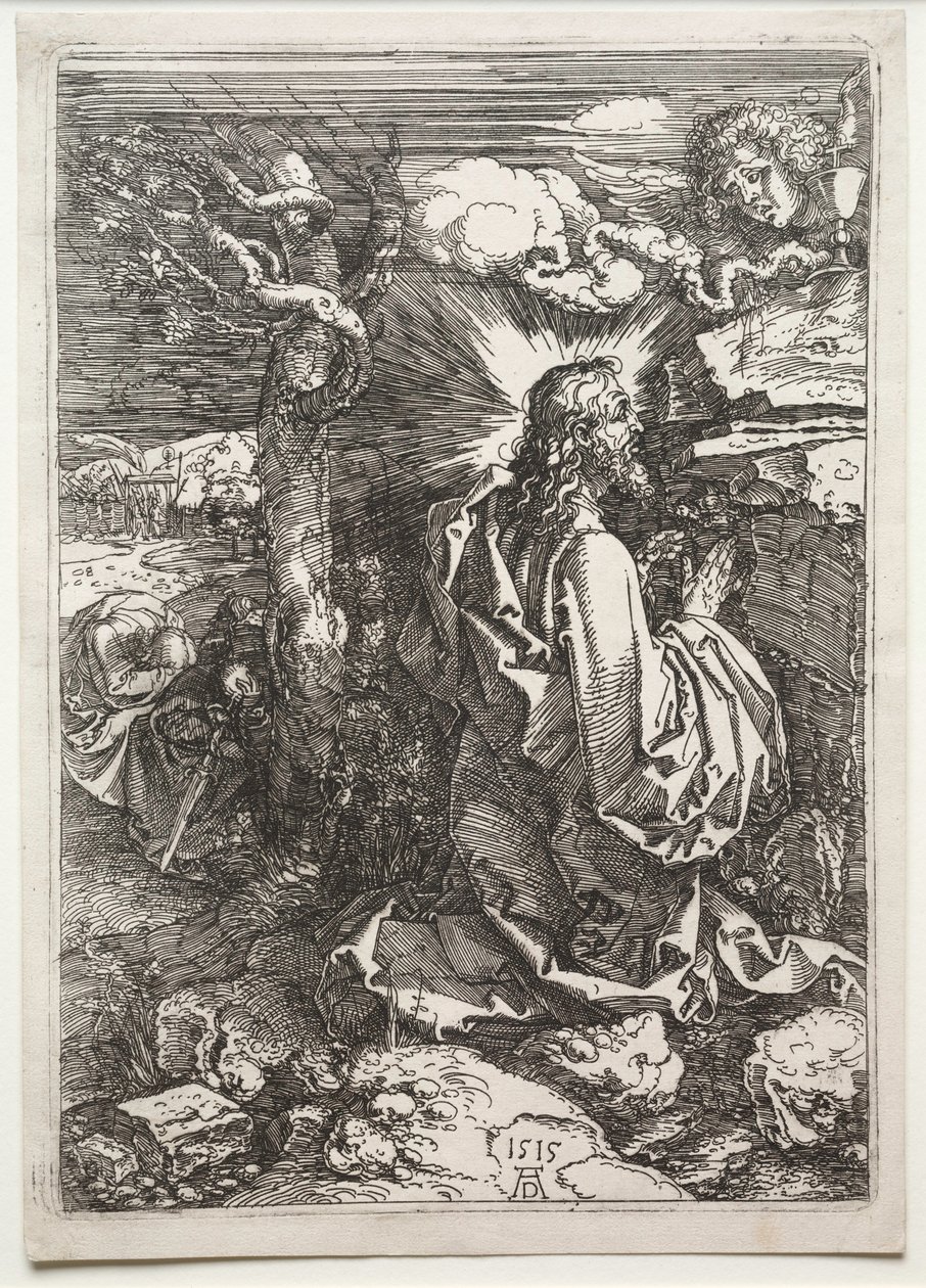 Cristo no Monte das Oliveiras, 1515. de Albrecht Dürer
