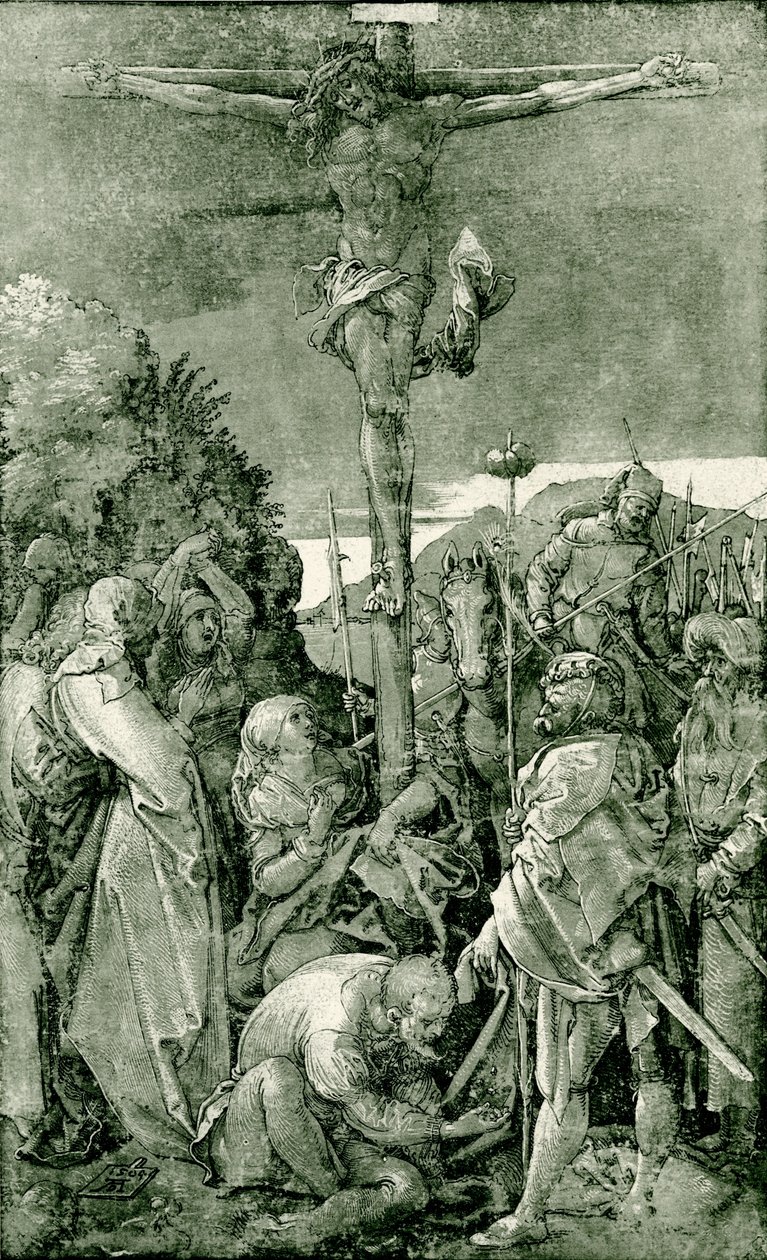 Cristo na cruz de Albrecht Dürer