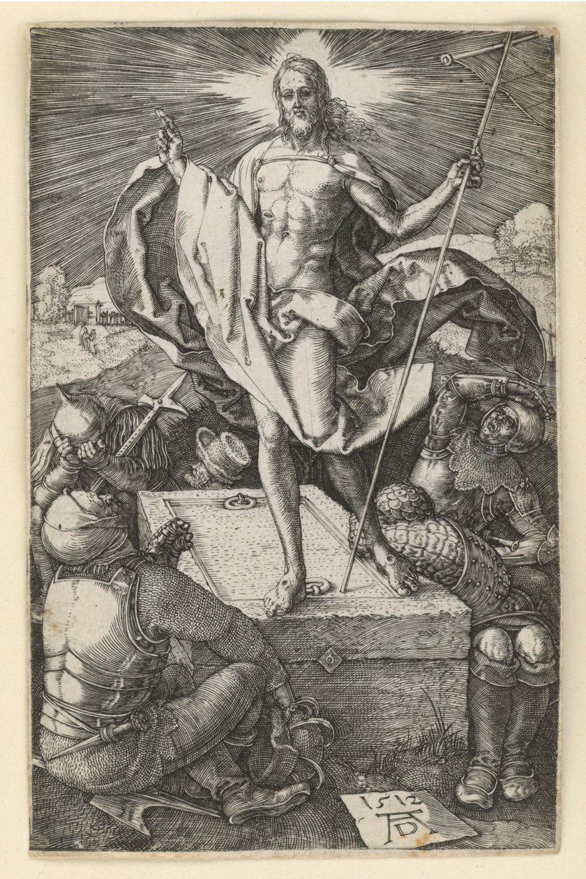 A Ressurreição de Cristo (Paixão gravada) de Albrecht Dürer