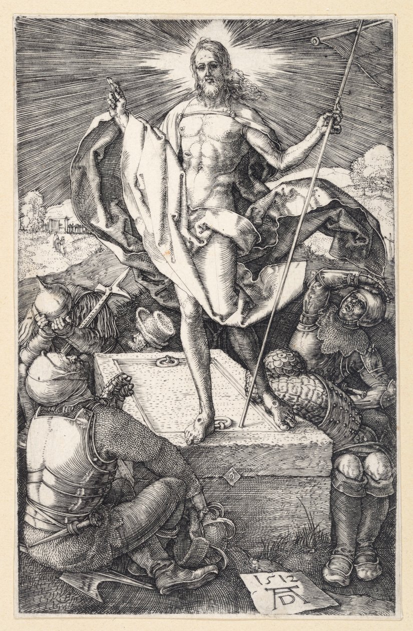 A Ressurreição de Cristo (Paixão gravada) de Albrecht Dürer