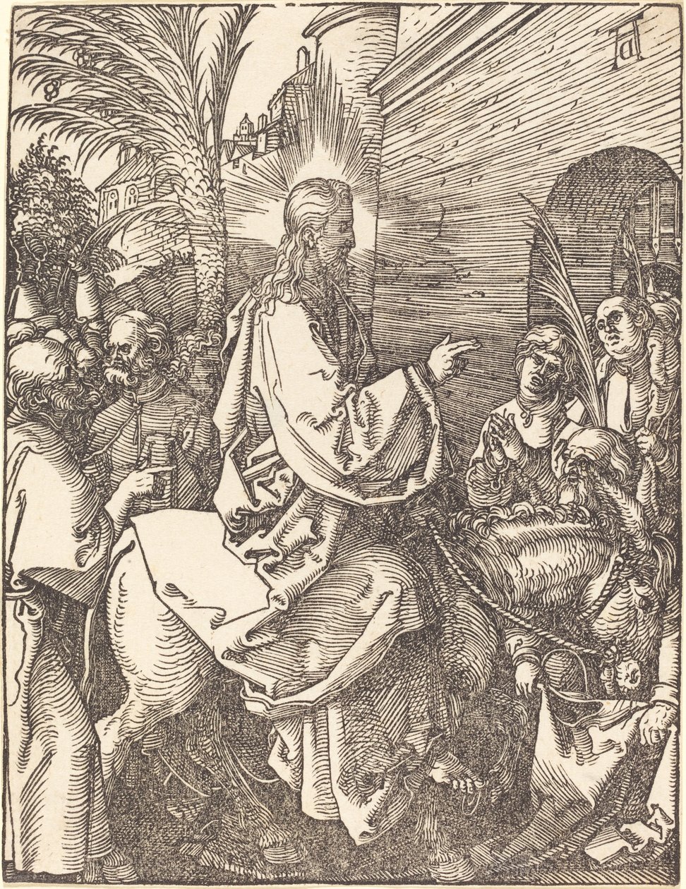 A entrada de Cristo em Jerusalém de Albrecht Dürer