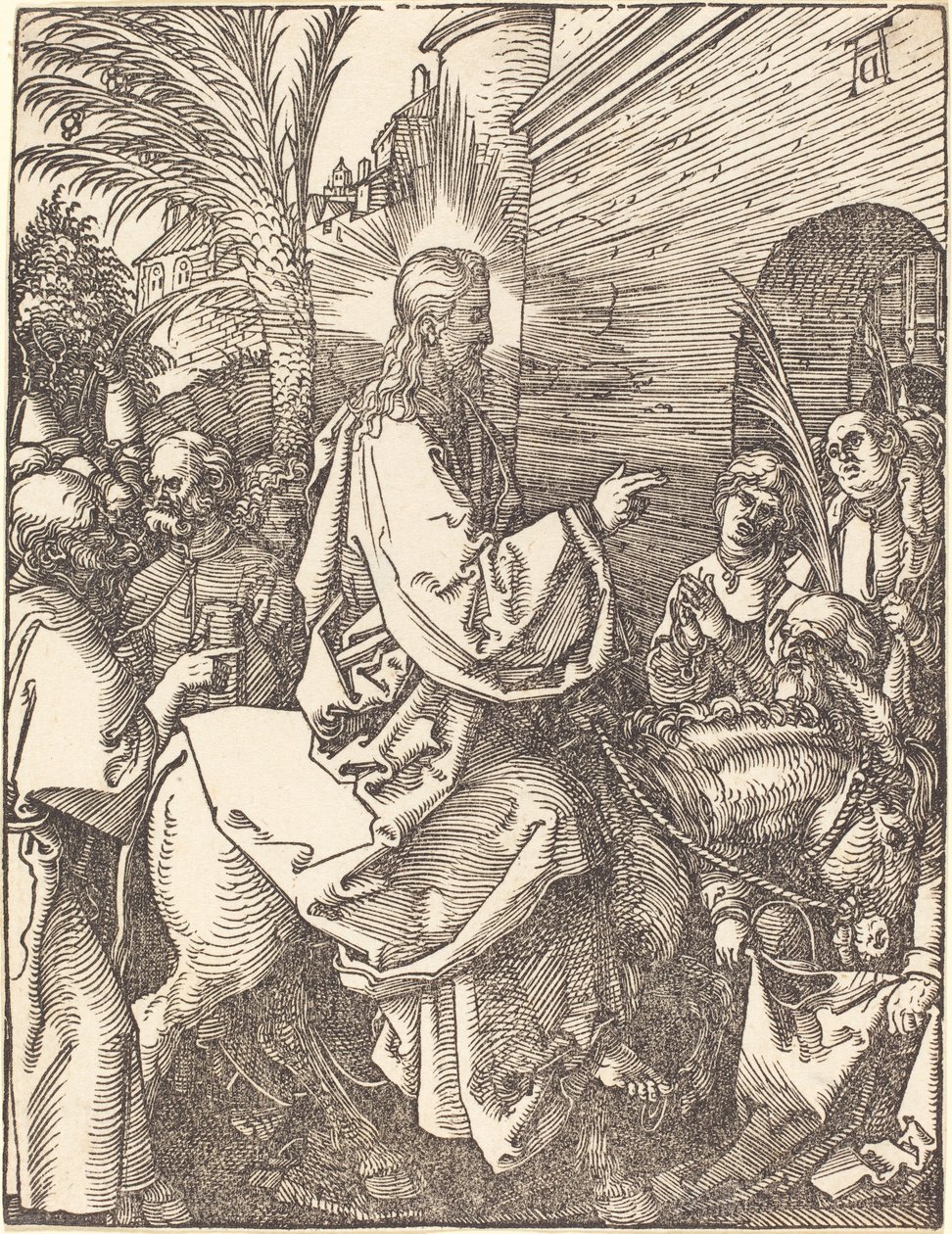 A entrada de Cristo em Jerusalém de Albrecht Dürer